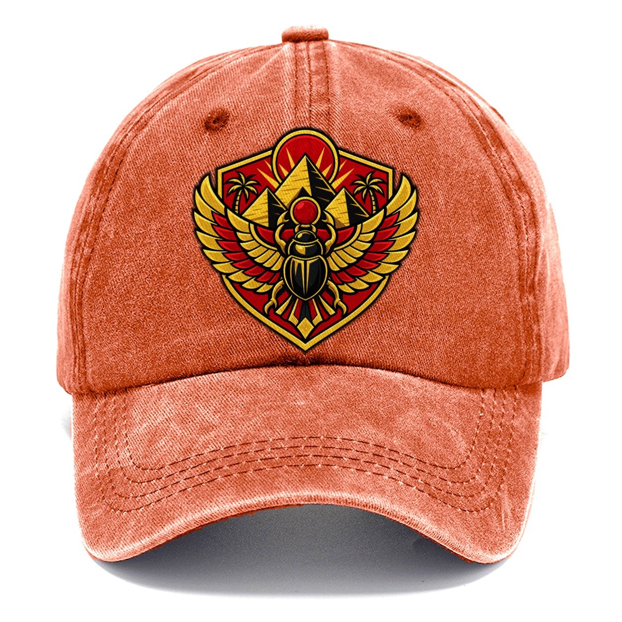 Egypt Minimal Emblem Country Logos Classic Cap – Terracotta Clay