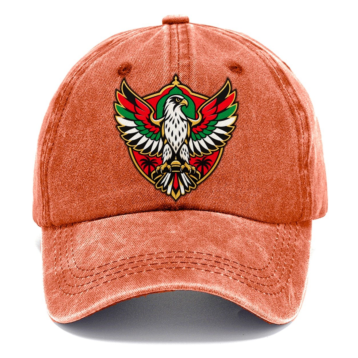 United Arab Emirates Minimal Emblem Country Logos Classic Cap – Terracotta Clay