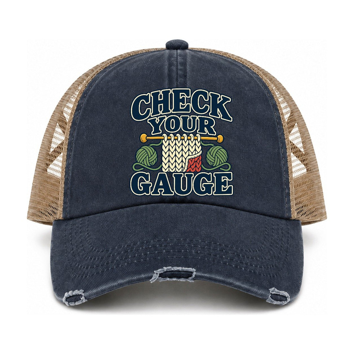 Navy-Khaki — front view