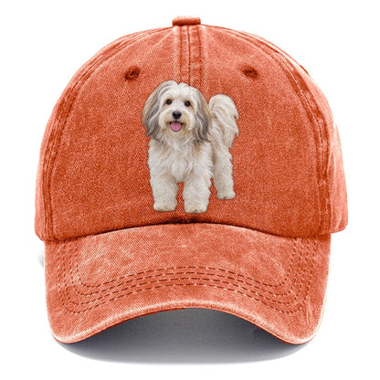 Havanese Standing Top Breeds Classic Cap – Terracotta Clay