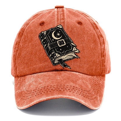 Clasped Spellbook Witch Magic Classic Cap – Terracotta Clay