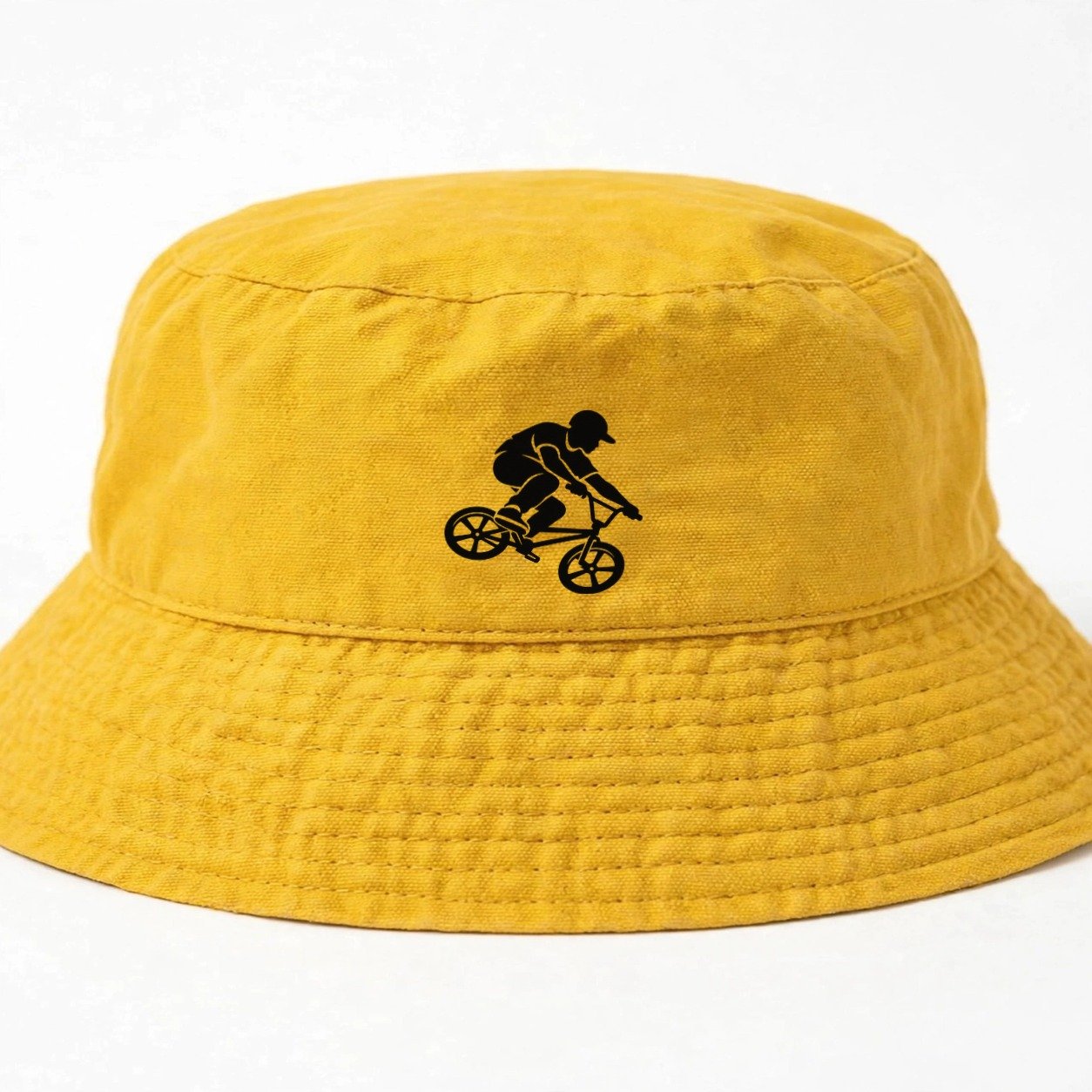 Bmx Air Rider Cycling Life Kids Bucket Hat – Yellow