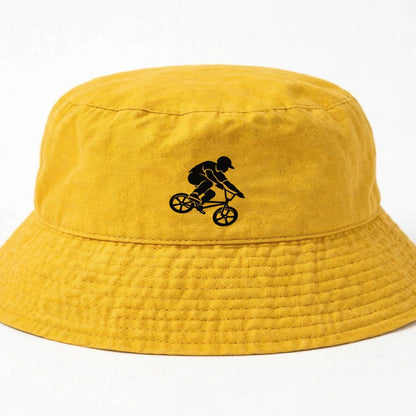 Bmx Air Rider Cycling Life Kids Bucket Hat – Yellow