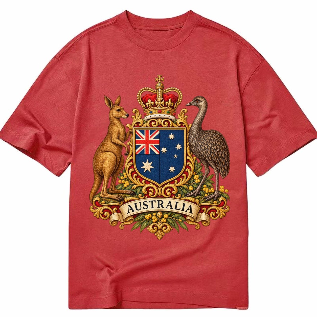 Heritage Coat Badge Classic T-shirt – Red