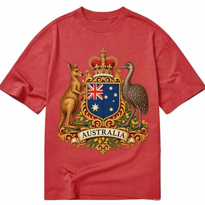 Heritage Coat Badge Classic T-shirt – Red