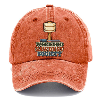 Weekend Sawdust Society Woodworking Classic Cap – Terracotta Clay