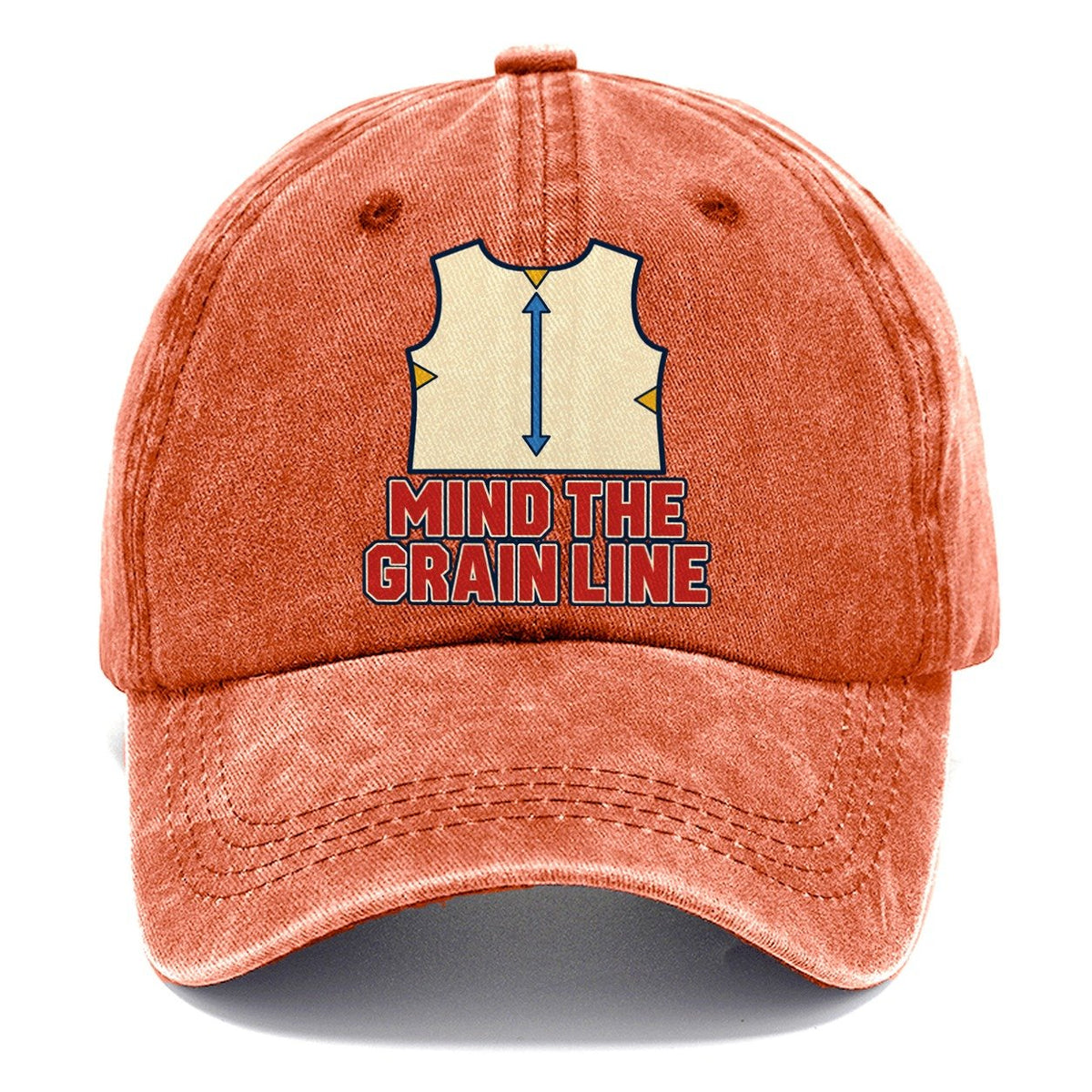Mind The Grain Line Sewing And Quilting Classic Cap – Terracotta Clay