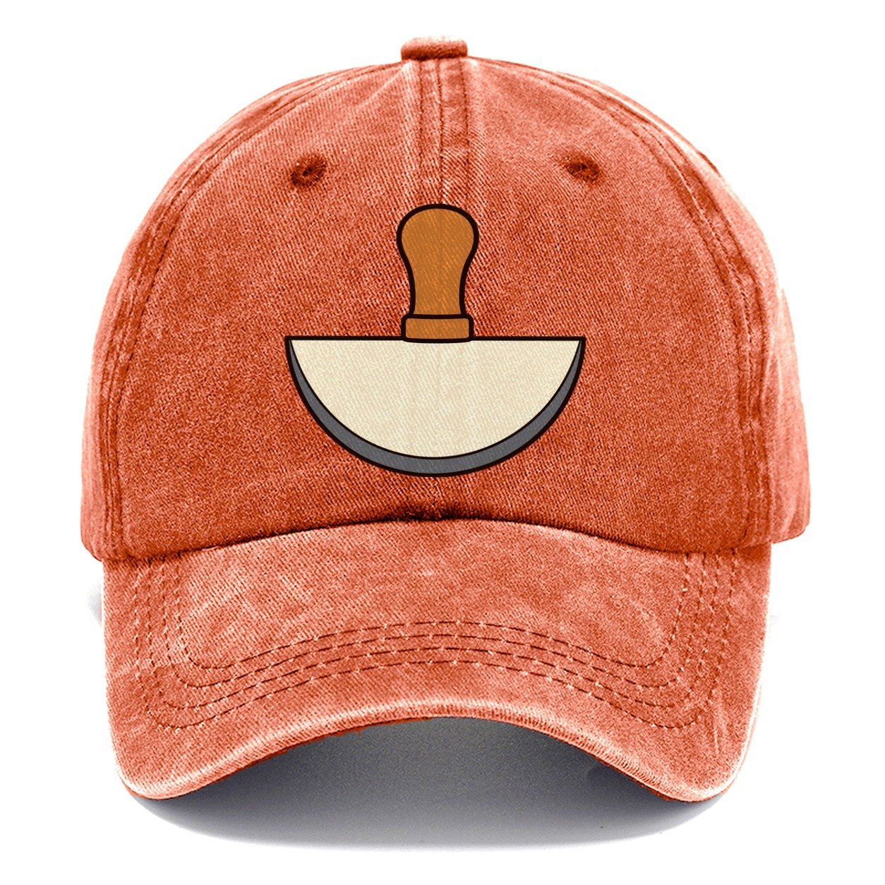 Round Knife Study Leathercraft Classic Cap – Terracotta Clay