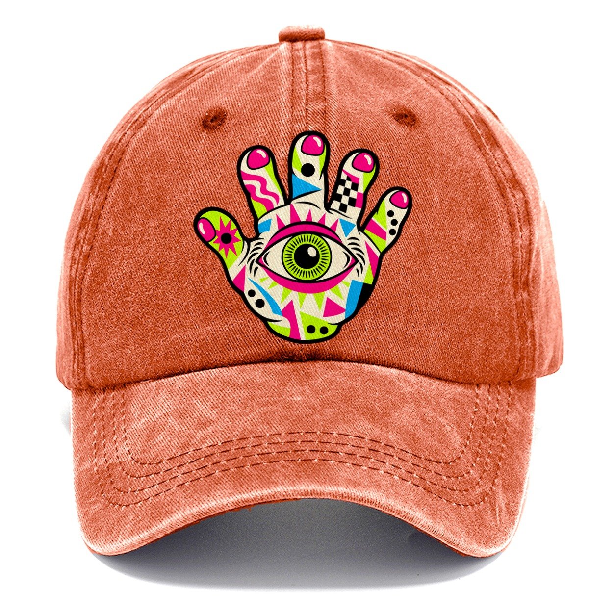 Eye In The Hand Crazy Styles Classic Cap – Terracotta Clay