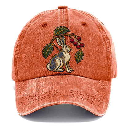 Scottish Rowan And Mountain Hare Uk Culture Heritage Classic Cap – Terracotta Clay