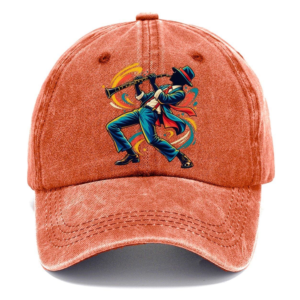 Clarinet Icon Music Instruments Classic Cap – Terracotta Clay