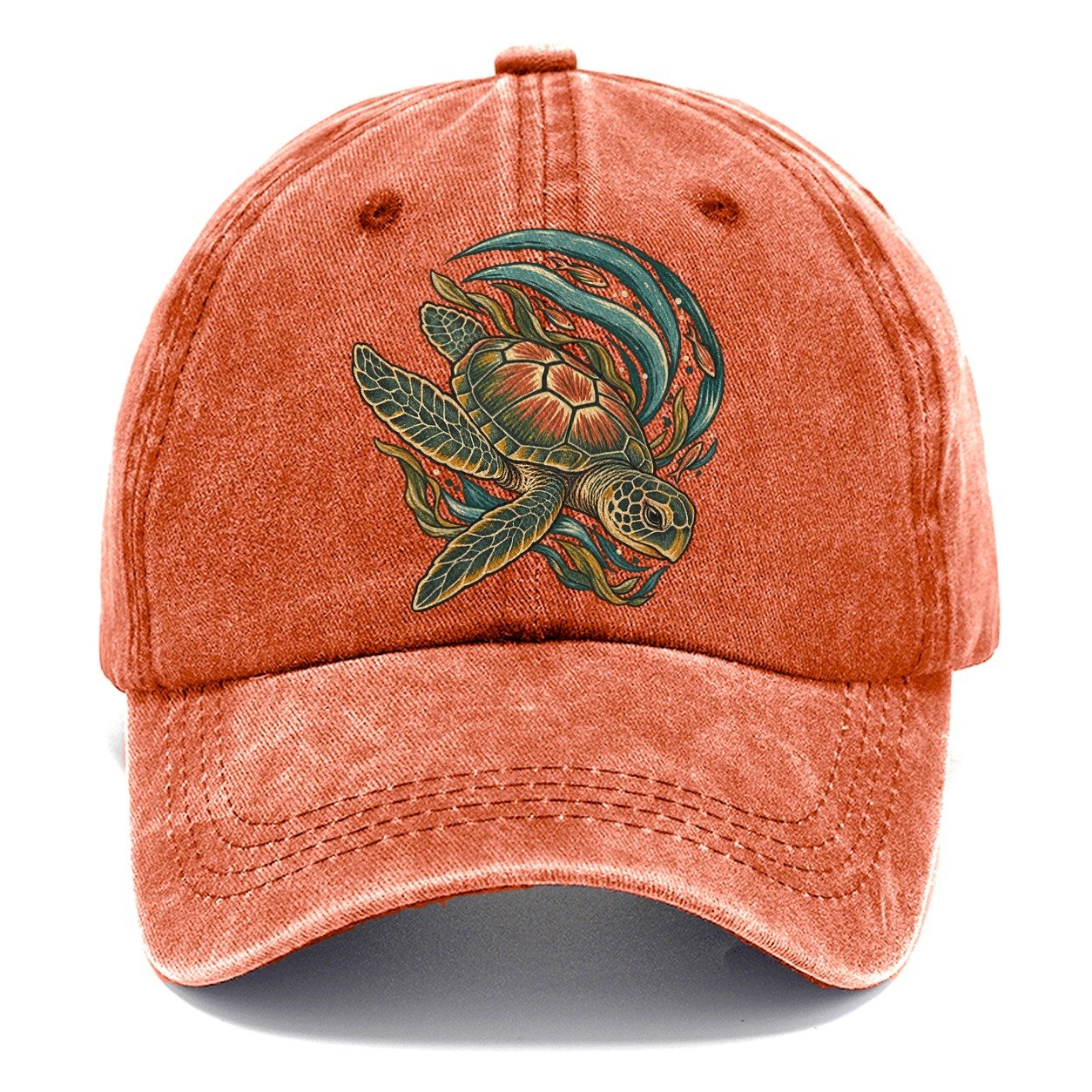 Turtle Crescent Current Gentle Wild Classic Cap – Terracotta Clay