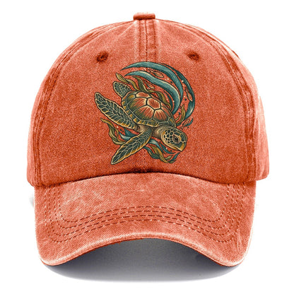 Turtle Crescent Current Gentle Wild Classic Cap – Terracotta Clay