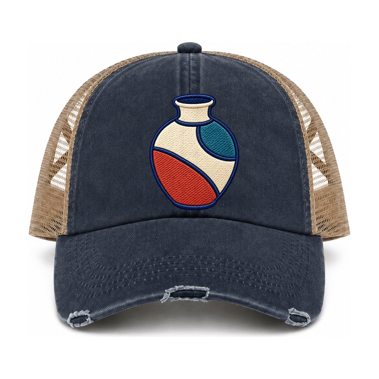 Navy-Khaki — front view