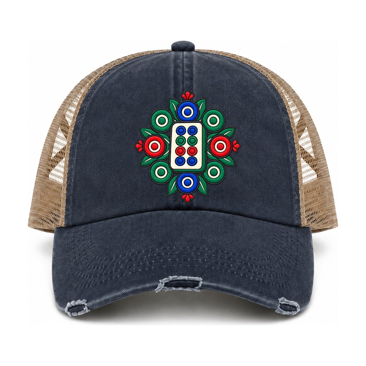 Navy-Khaki — front view