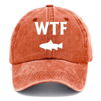 Wtf Wheres The Fish Classic Cap – Terracotta Clay