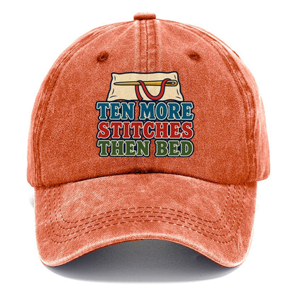 Ten More Stitches And Needlework Classic Cap – Terracotta Clay
