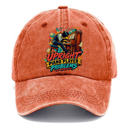 Upright Piano Player Problems Music Instruments Classic Cap – Terracotta Clay