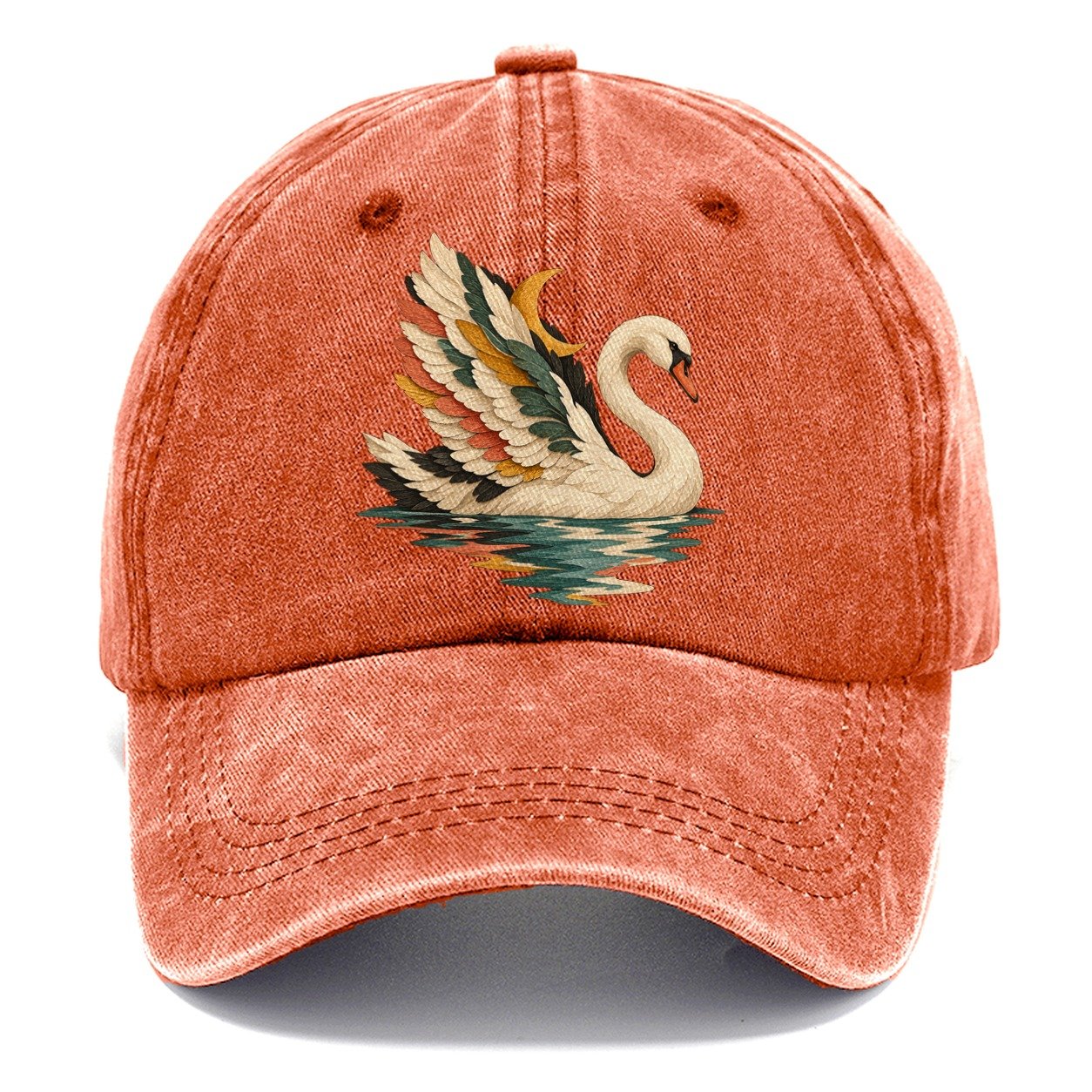 Swan Moon Reflection Gentle Wild Classic Cap – Terracotta Clay