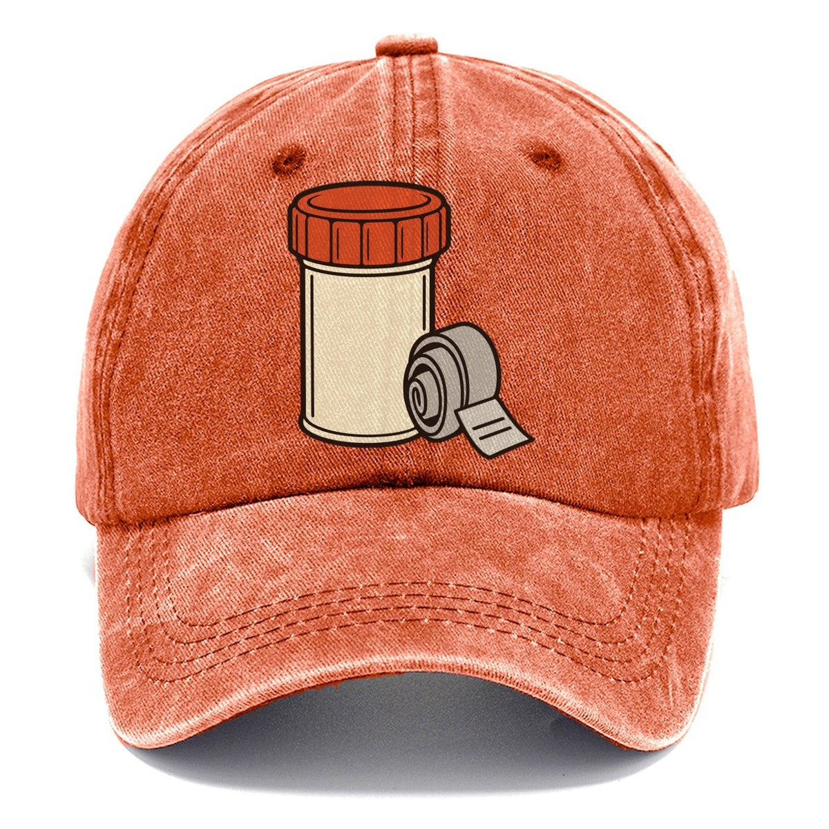 Micro Tube And Log Roll Geocaching Classic Cap – Terracotta Clay