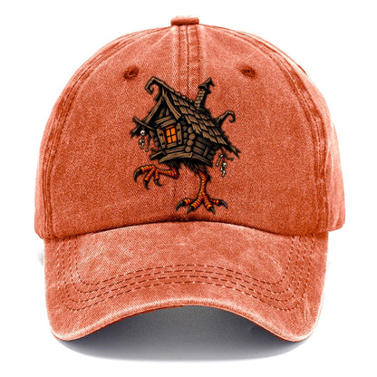Baba Yaga Hut On Chicken Legs Witch Magic Classic Cap – Terracotta Clay