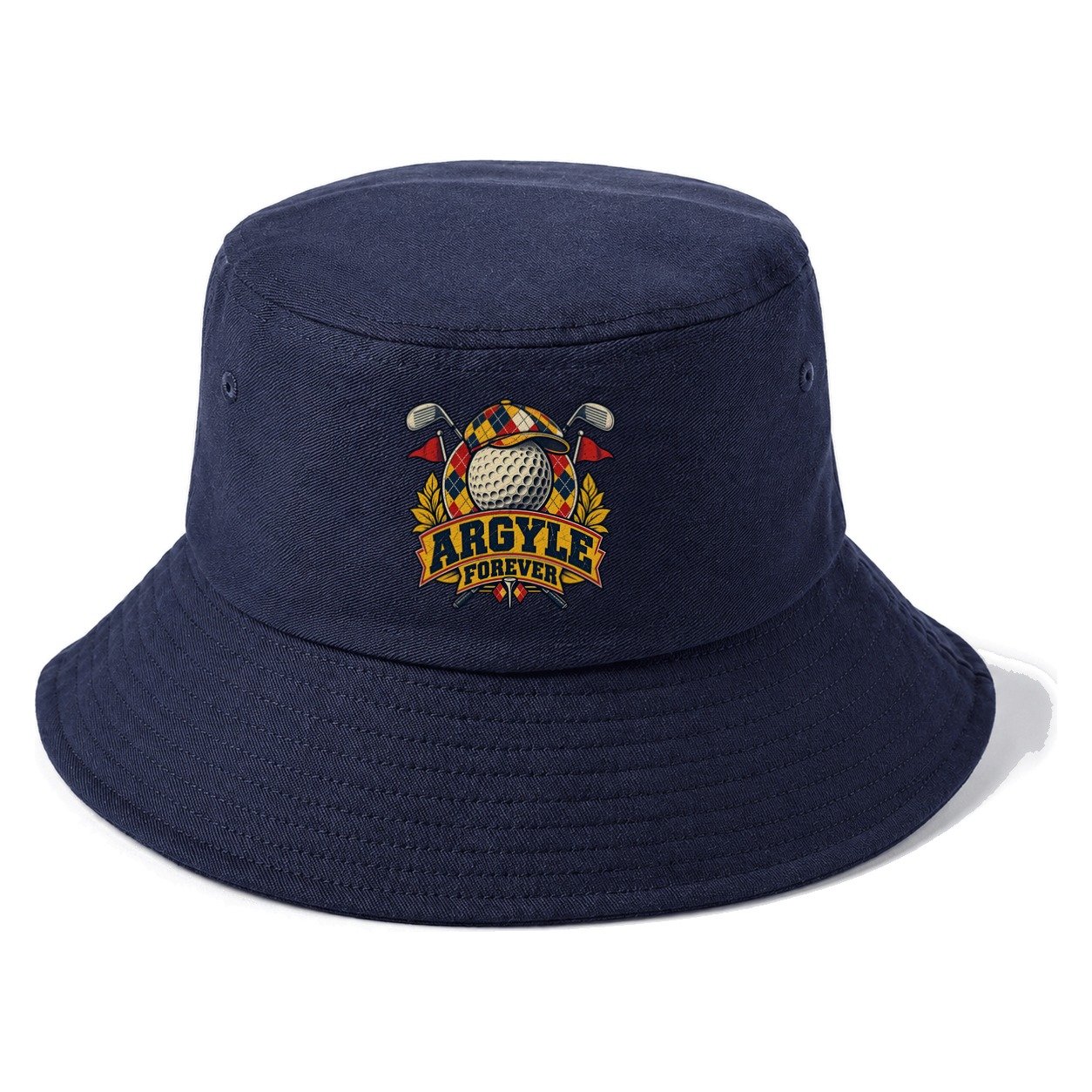 Argyle Forever Golf Life Bucket Hat – Twilight Navy