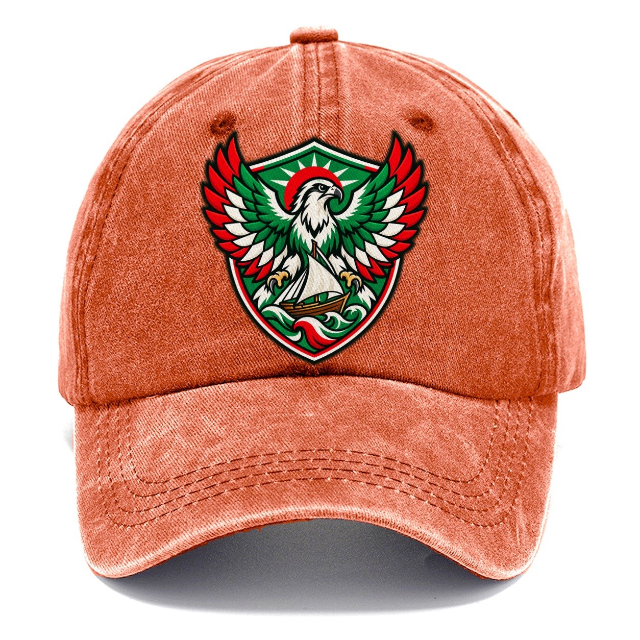 Kuwait Minimal Emblem Country Logos Classic Cap – Terracotta Clay