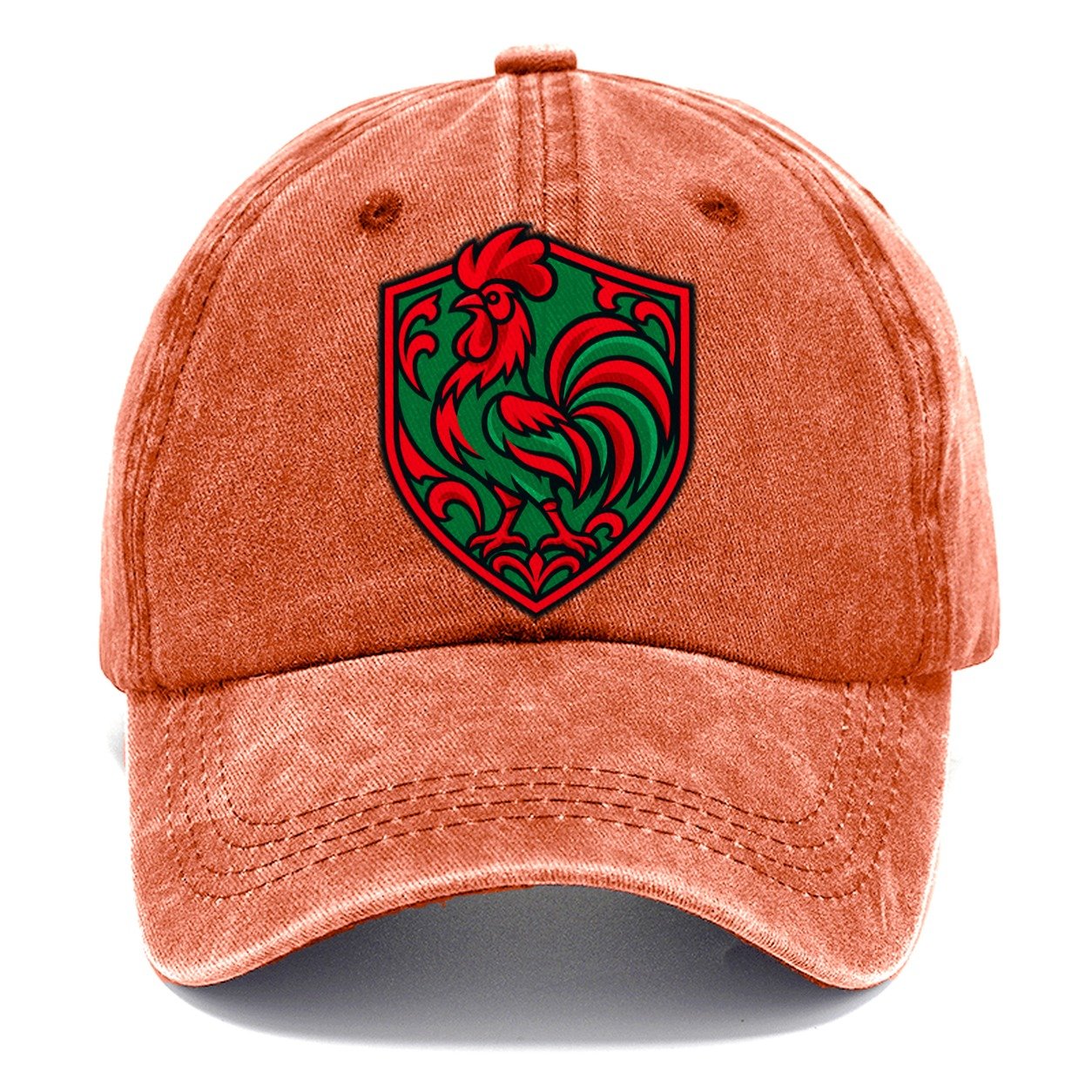 Portugal Minimal Emblem Country Logos Classic Cap – Terracotta Clay