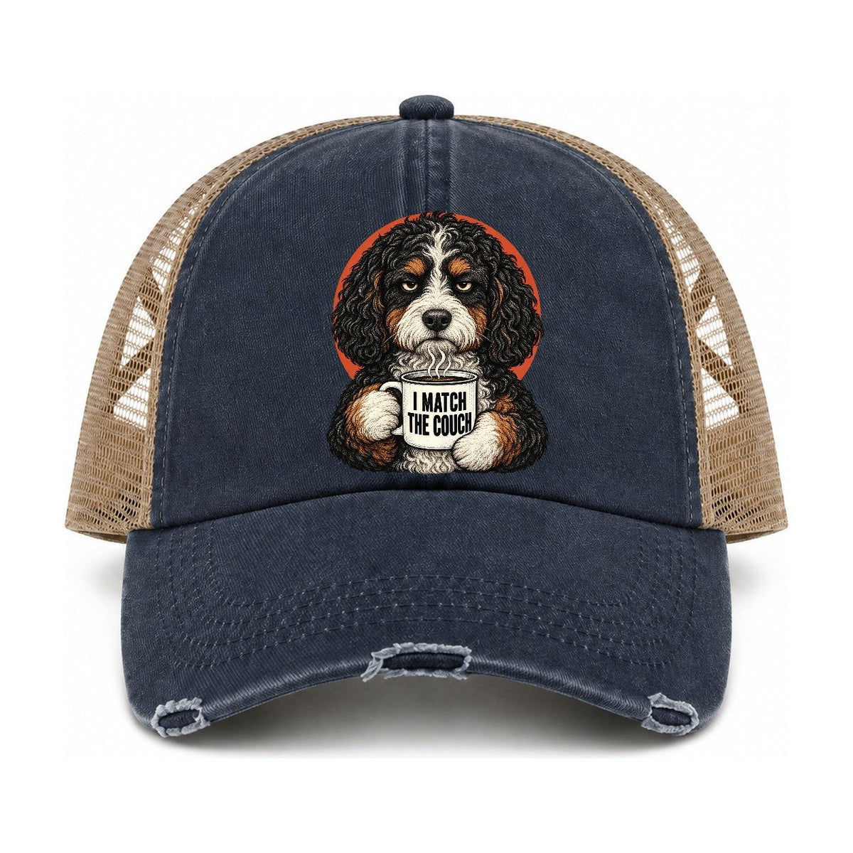 Navy-Khaki — front view