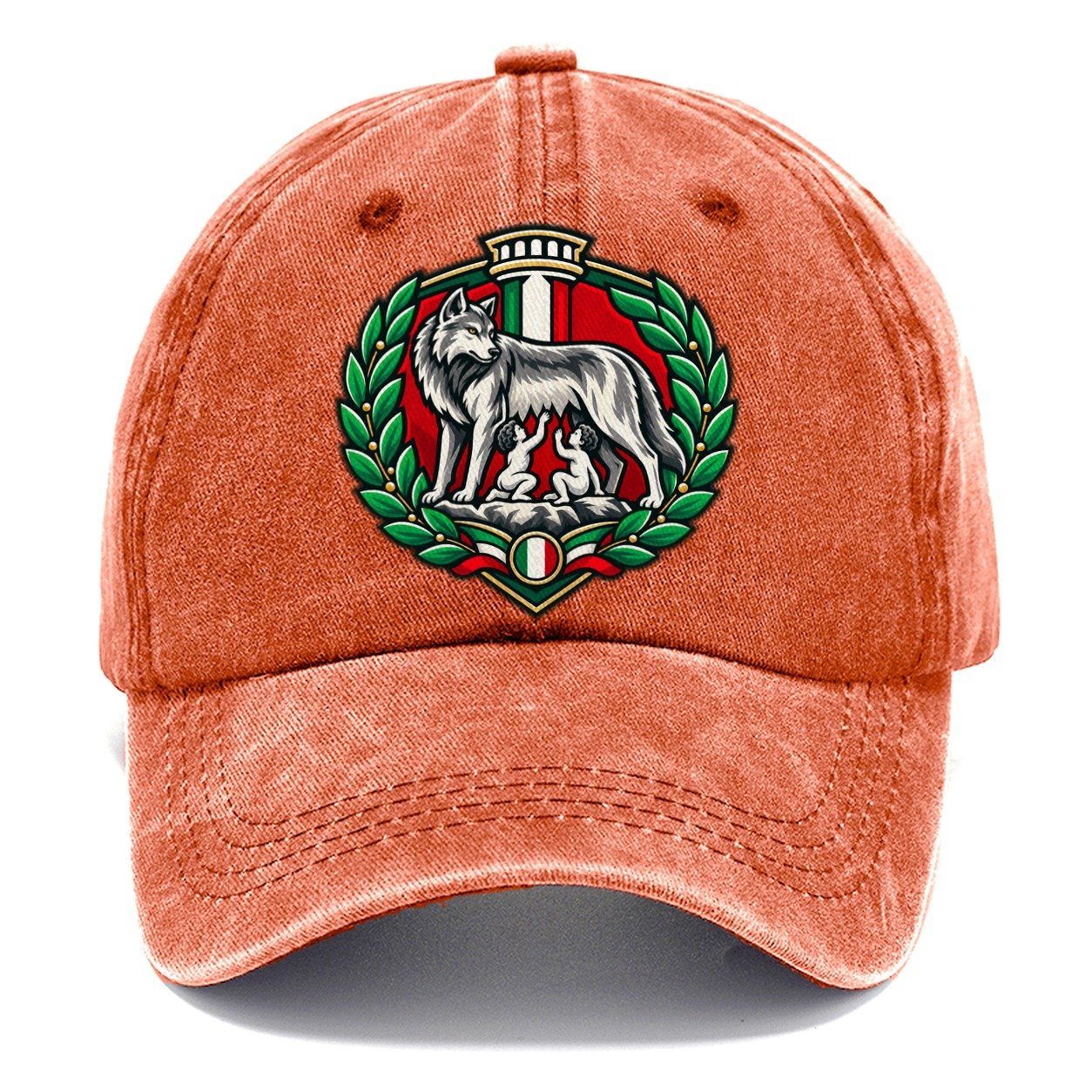 Italy Minimal Emblem Country Logos Classic Cap – Terracotta Clay