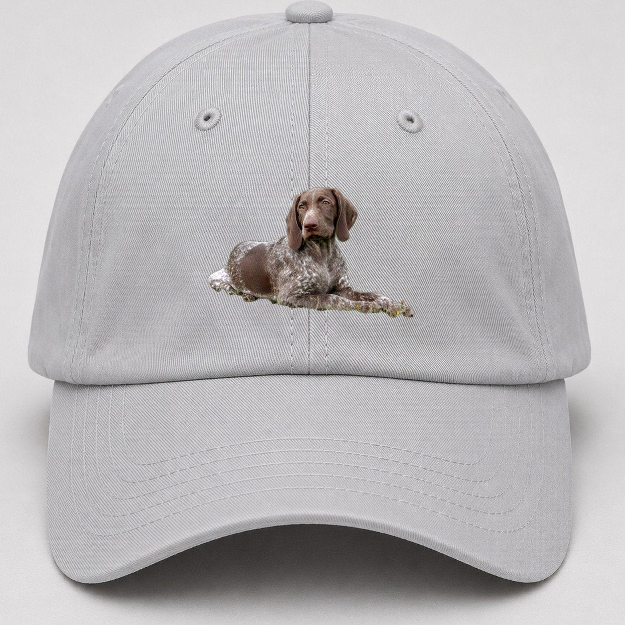 German Shorthaired Pointer 2 Baseball Cap – Light Gray