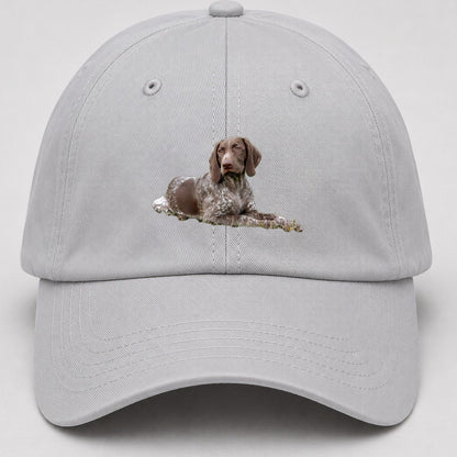 German Shorthaired Pointer 2 Baseball Cap – Light Gray