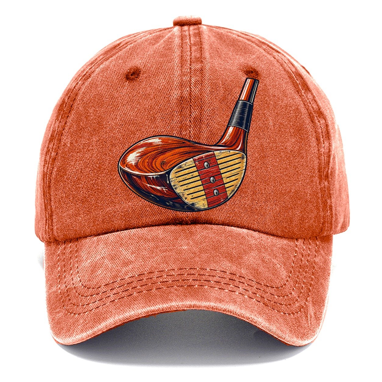 Vintage Club Head Golf Life Classic Cap – Terracotta Clay