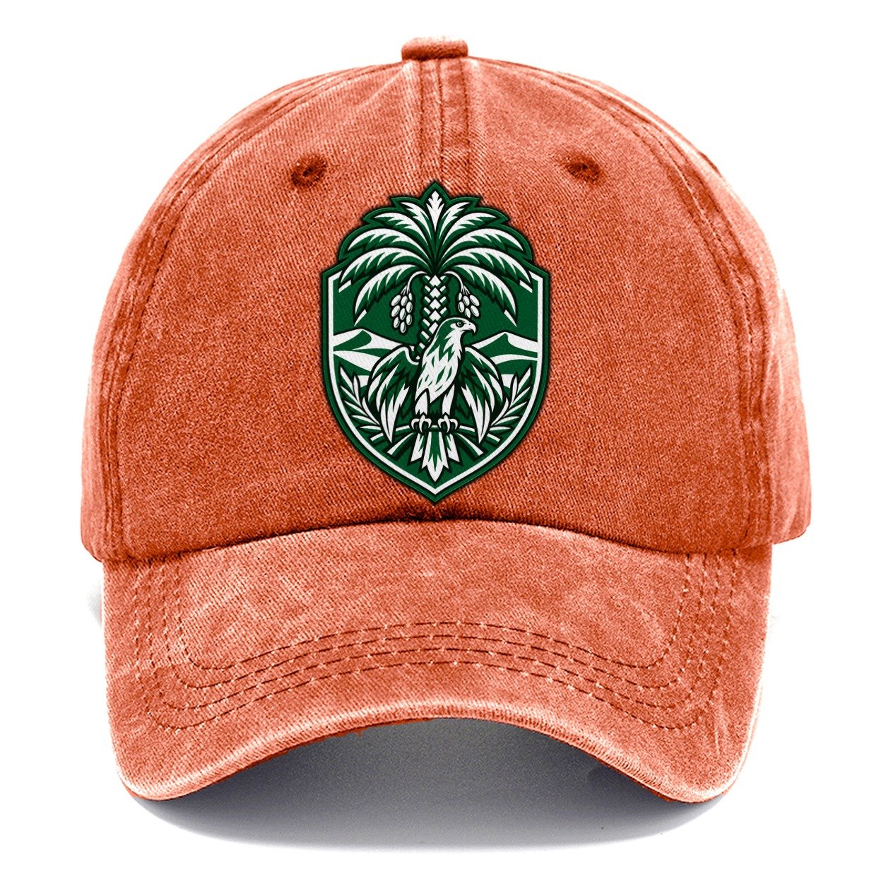 Saudi Arabia Minimal Emblem Country Logos Classic Cap – Terracotta Clay