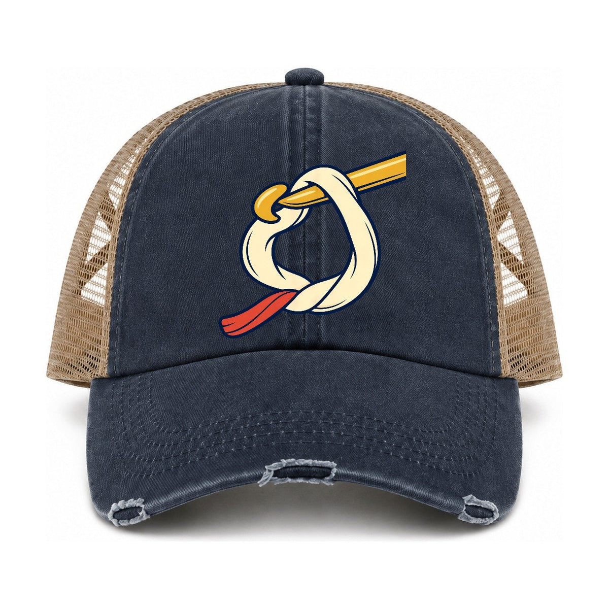Navy-Khaki — front view