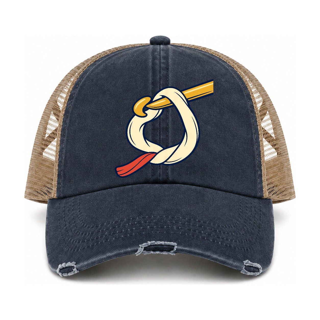Navy-Khaki — front view