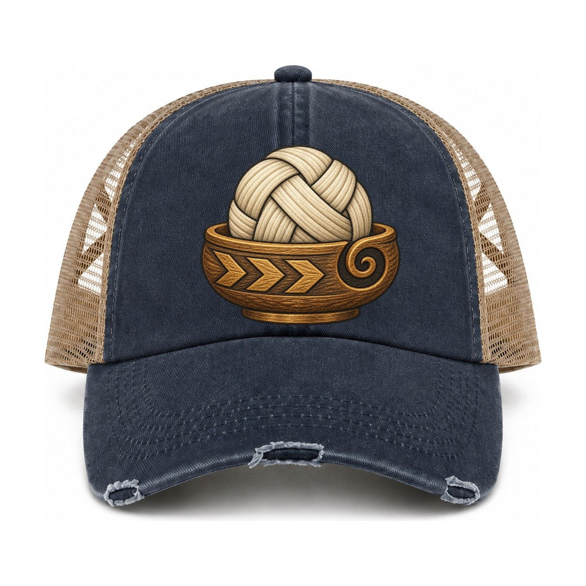 Navy-Khaki — front view