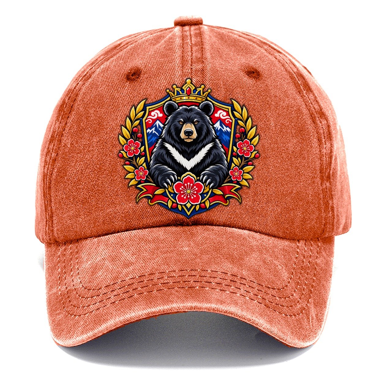 Taiwan Heraldic Crest Country Logos Classic Cap – Terracotta Clay