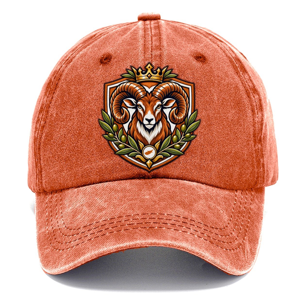 Cyprus Heraldic Crest Country Logos Classic Cap – Terracotta Clay