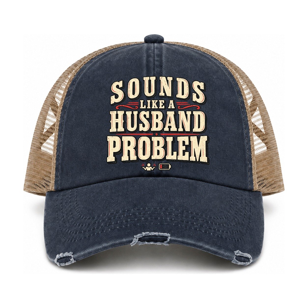 Navy-Khaki — front view