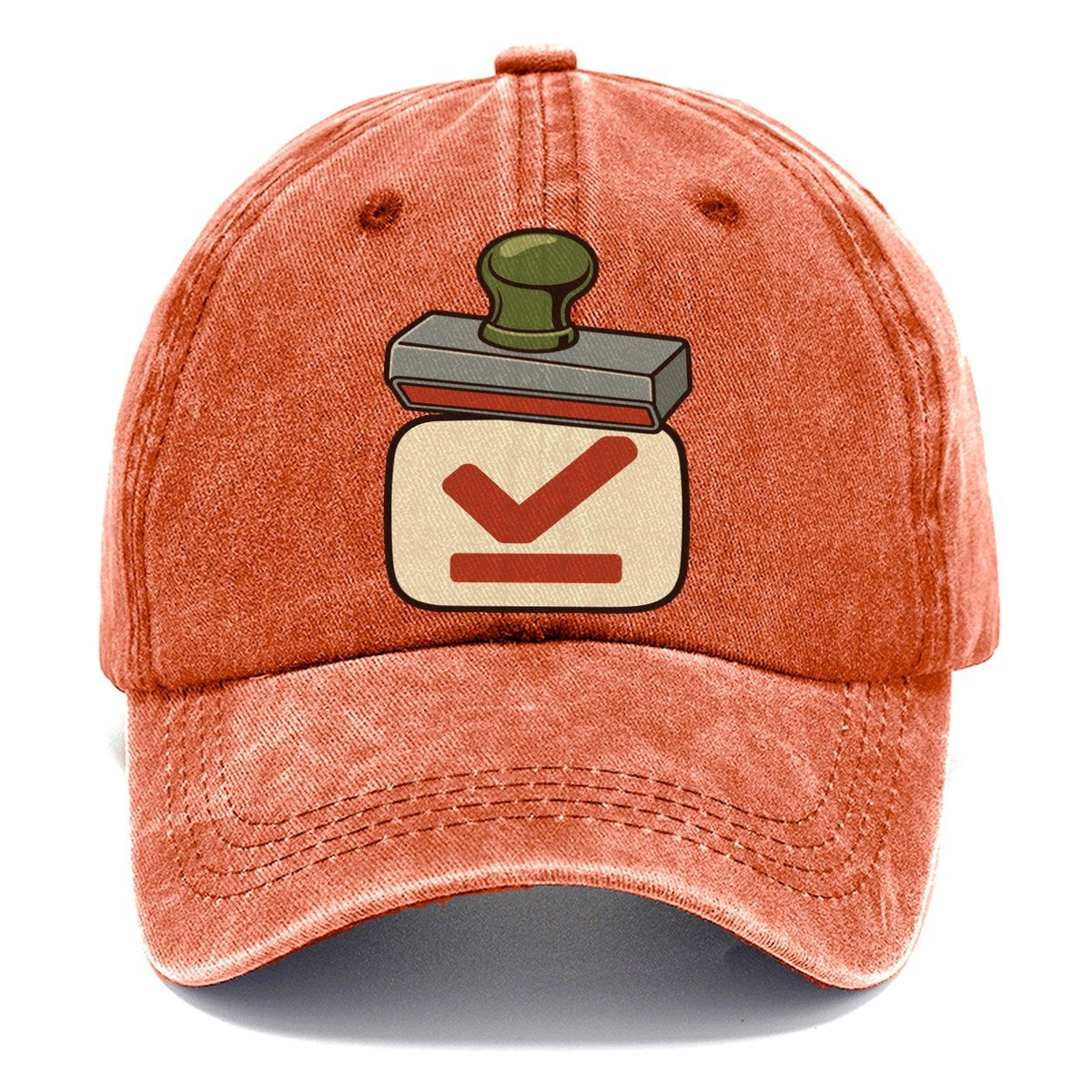 Stamp And Impression Geocaching Classic Cap – Terracotta Clay