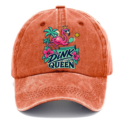 Flamingo Dink Queen Pickleball Life Classic Cap – Terracotta Clay