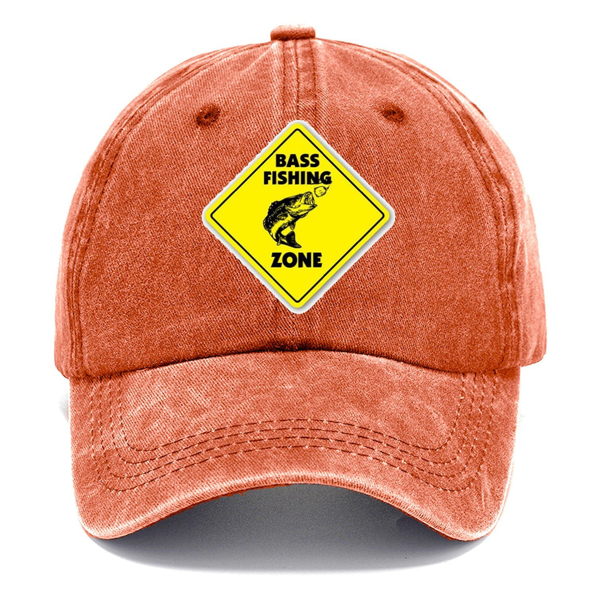 Bass Fishing Zone Classic Cap – Terracotta Clay