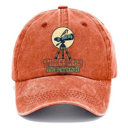 Three Legs And Patience Birdwatching Classic Cap – Terracotta Clay
