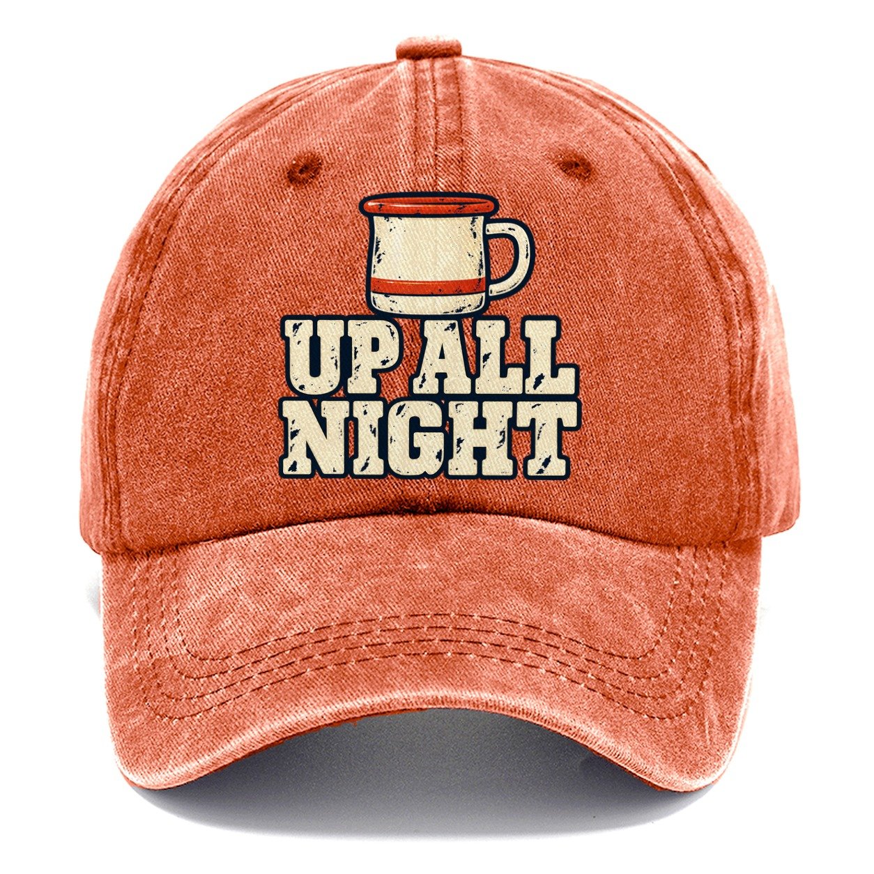 Up All Night Astronomy And Stargazing Classic Cap – Terracotta Clay