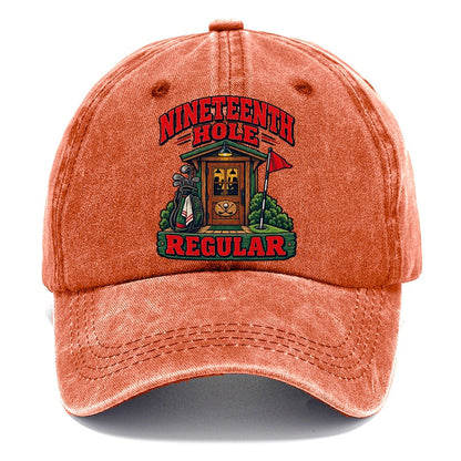 Nineteenth Hole Regular Golf Life Classic Cap – Terracotta Clay