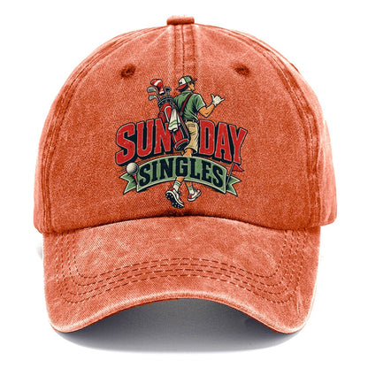 Sunday Singles Golf Life Classic Cap – Terracotta Clay