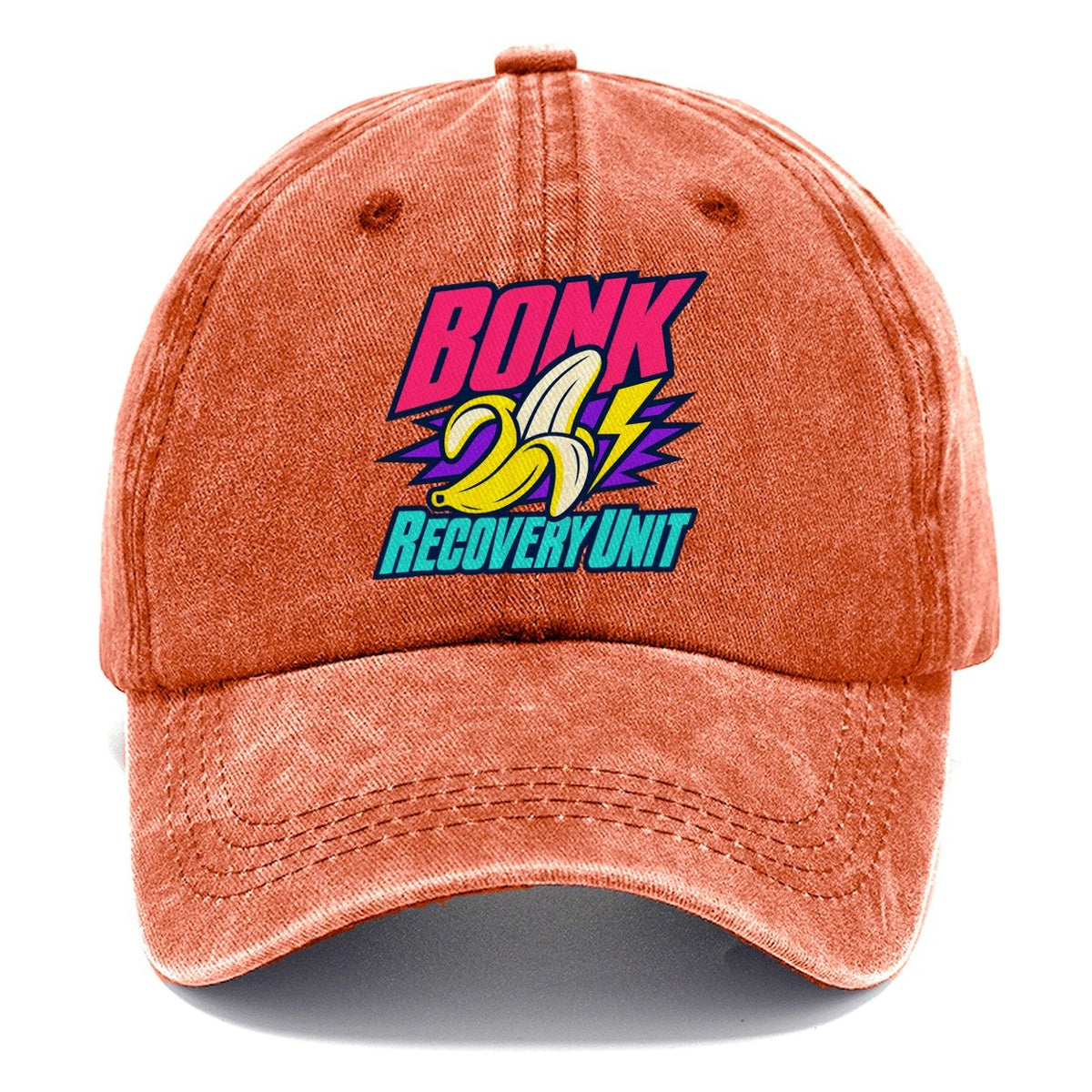 Bonk Recovery Unit 90S Running Clubs Classic Cap – Terracotta Clay