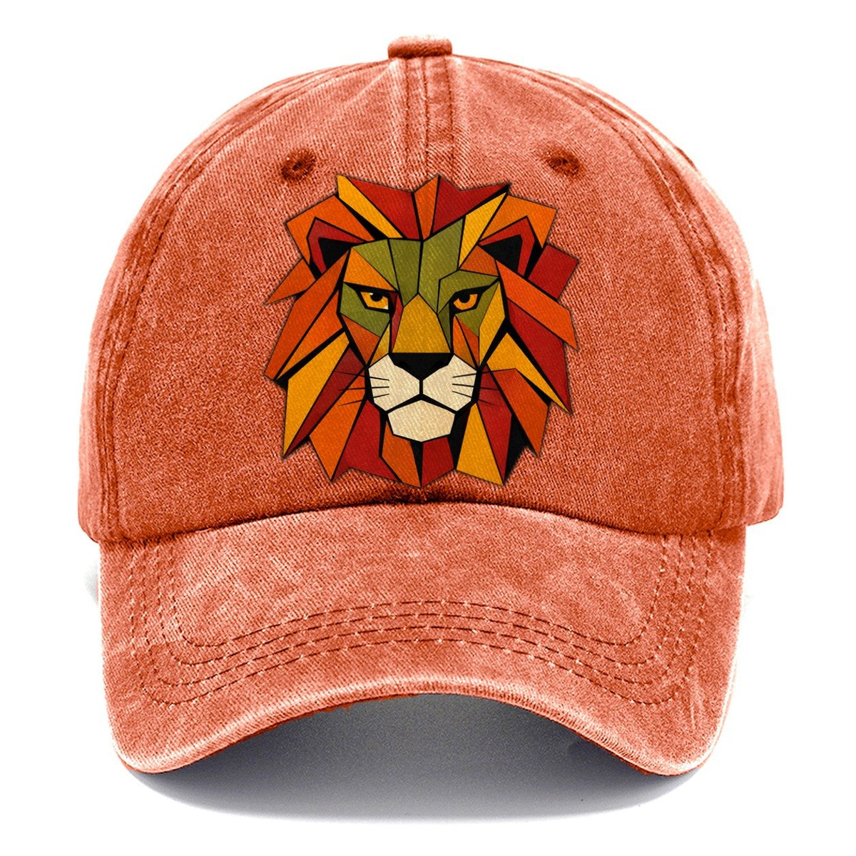 Lion Mane Portrait Classic Cap – Terracotta Clay