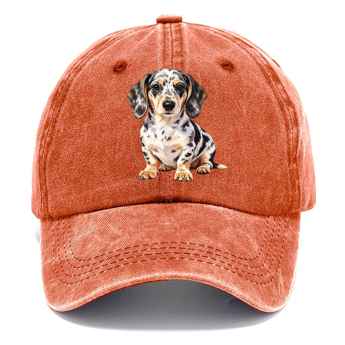 Dachshund Transparent Classic Cap – Terracotta Clay
